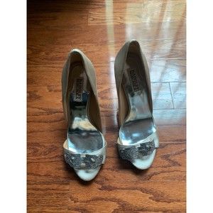 Badgley Mischka Pip Toe Stilletto Heel Shoe Size 8